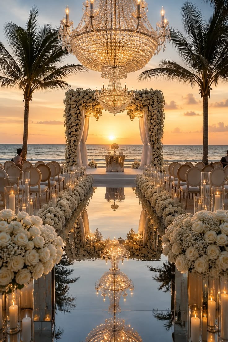 Ishaan & Tara — Beach ceremony under crystal, Alibaug, India