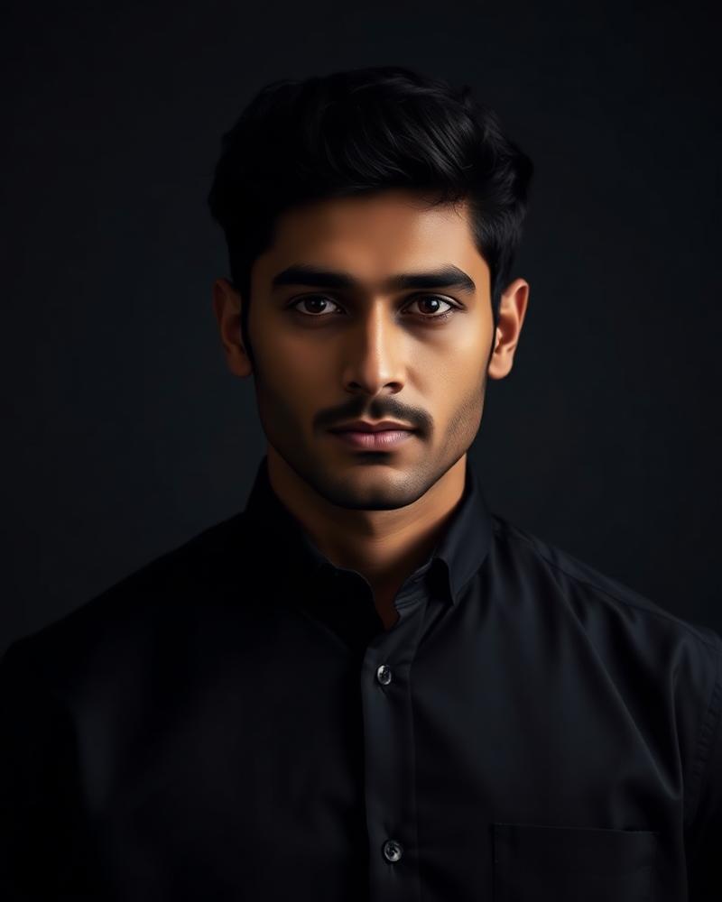 Portrait of Vikram S.